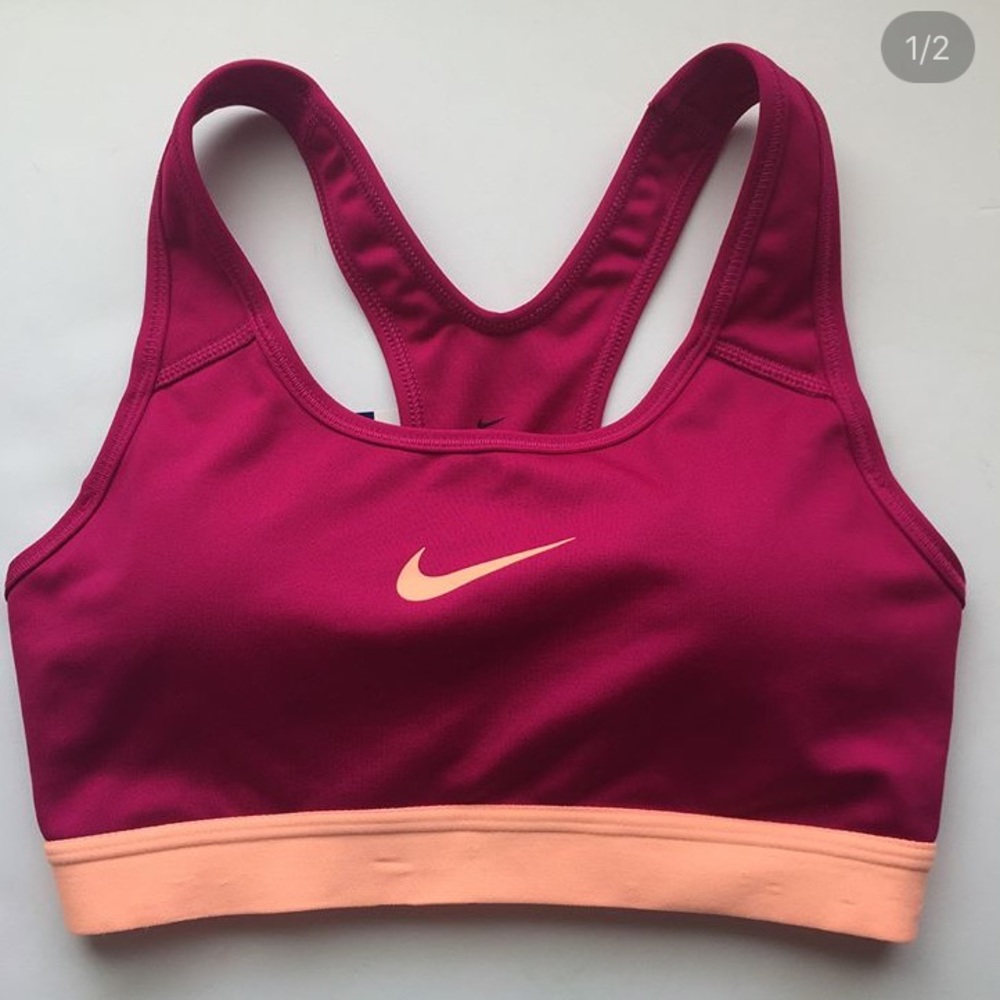 nike pro padded sports bra